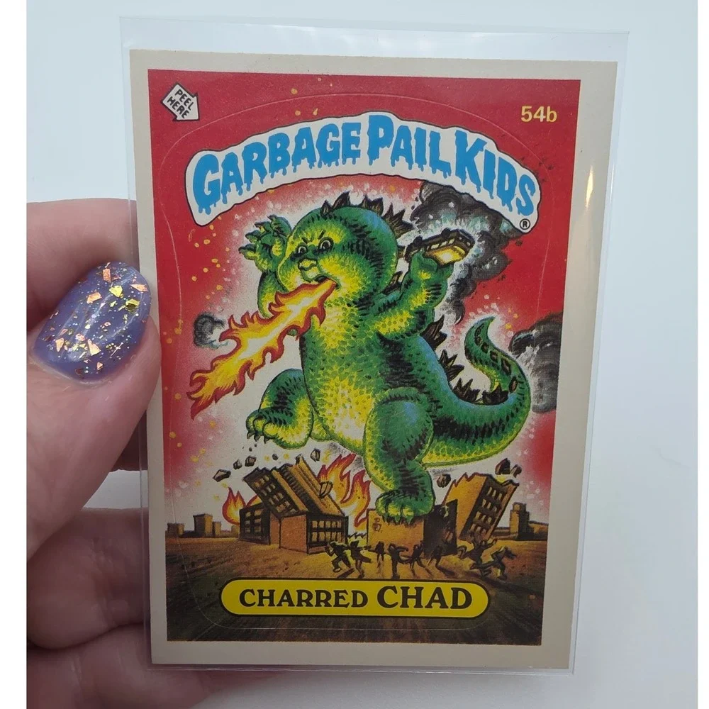 Topps Garbage Pail Kids Trading Card OS2 Charred Chad Good 54b